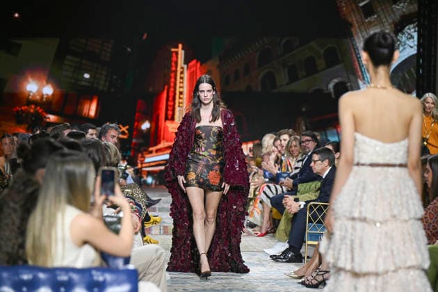 Lola Casademunt - Mercedes-Benz Fashion Week Madrid, Spain - 21 Mar 2026 A model walks the runway wearing a design by Lola Casademunt during Mercedes-Benz Fashion Week de Madrid in IFEMA. Madrid Spain Copyright: xAtilanoxGarciax xSOPAxImagesx photos10156