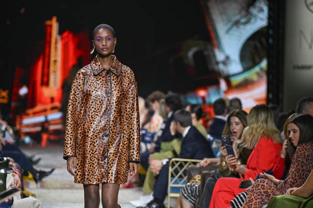 Lola Casademunt - Mercedes-Benz Fashion Week Madrid, Spain - 21 Mar 2026 A model walks the runway wearing a design by Lola Casademunt during Mercedes-Benz Fashion Week de Madrid in IFEMA. Madrid Spain Copyright: xAtilanoxGarciax xSOPAxImagesx photos10148