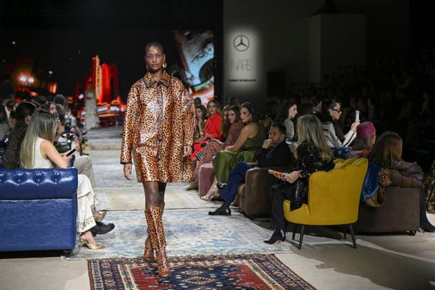 Lola Casademunt - Mercedes-Benz Fashion Week Madrid, Spain - 21 Mar 2026 A model walks the runway wearing a design by Lola Casademunt during Mercedes-Benz Fashion Week de Madrid in IFEMA. Madrid Spain Copyright: xAtilanoxGarciax xSOPAxImagesx photos10149