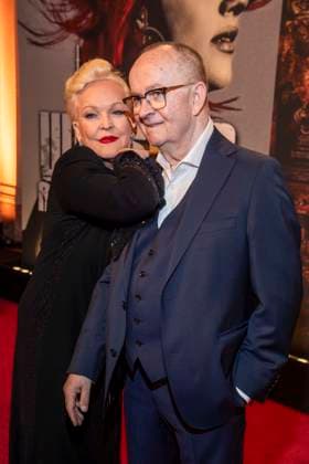 abb Angelika Milster and Andre Bauer Mann Saengerin as guests at the German premiere of Wir sind am Leben das Berlin Musical at Theater des Westens on Saturday 21 03 2026 Berlin Germany