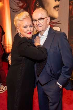 abb Angelika Milster and Andre Bauer Mann Saengerin as guests at the German premiere of Wir sind am Leben das Berlin Musical at Theater des Westens on Saturday 21 03 2026 Berlin Germany