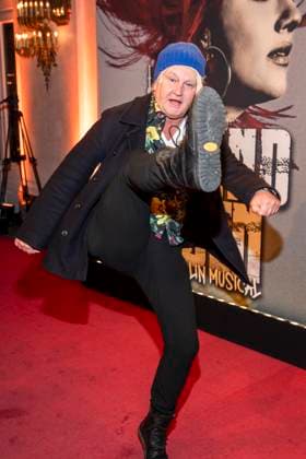 abb Detlev Buck director blaue Muetze as guest at the German premiere of Wir sind am Leben das Berlin Musical at Theater des Westens on Saturday 21 03 2026 Berlin Germany