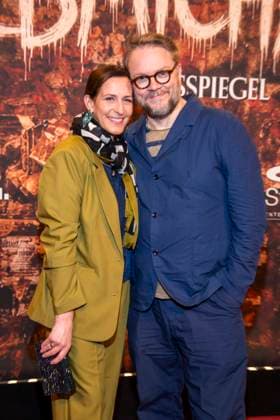 abb Ulrike Frank and Marc Schubring Actress couple as guests at the German premiere of Wir sind am Leben das Berlin Musical at the Theater des Westens on Saturday 21 03 2026 Berlin Germany
