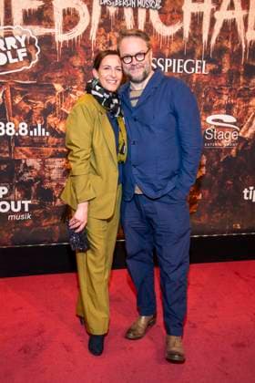 abb Ulrike Frank and Marc Schubring Actress couple as guests at the German premiere of Wir sind am Leben das Berlin Musical at the Theater des Westens on Saturday 21 03 2026 Berlin Germany