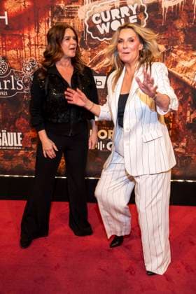 abb Kim Fisher and Katarina Witt as guests at the German premiere of Wir sind am Leben das Berlin Musical at the Theater des Westens on Saturday 21 03 2026 Berlin Germany