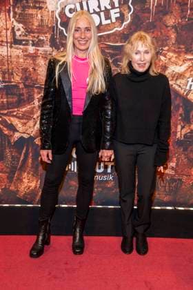 abb Anja Caspary and Annette Humpe as guests at the German premiere of Wir sind am Leben das Berlin Musical at the Theater des Westens on Saturday 21 03 2026 Berlin Germany