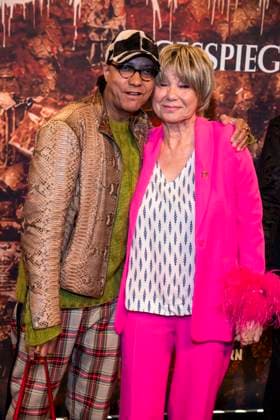 abb Francis Winter and Judy Winter mother son guest at the German premiere of Wir sind am Leben das Berlin Musical at the Theater des Westens on Saturday 21 03 2026 Berlin Germany
