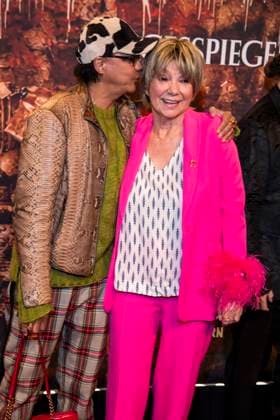 abb Francis Winter and Judy Winter mother son guest at the German premiere of Wir sind am Leben das Berlin Musical at the Theater des Westens on Saturday 21 03 2026 Berlin Germany