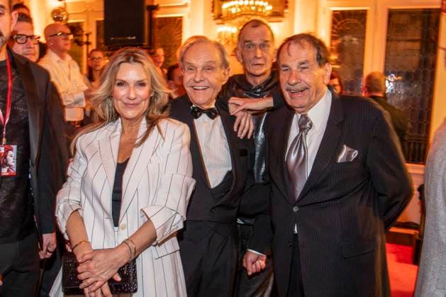 abb Christoph Maria Herbst, Georg Preusse, Georg Uecker and Jack Amsler as guests at the German premiere of Wir sind am Leben das Berlin Musical at the Theater des Westens on Saturday 21 03 2026 Berlin Germany