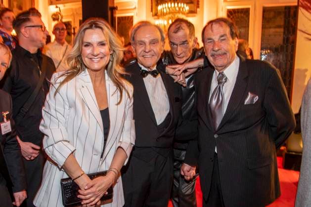 abb Christoph Maria Herbst, Georg Preusse, Georg Uecker and Jack Amsler as guests at the German premiere of Wir sind am Leben das Berlin Musical at the Theater des Westens on Saturday 21 03 2026 Berlin Germany