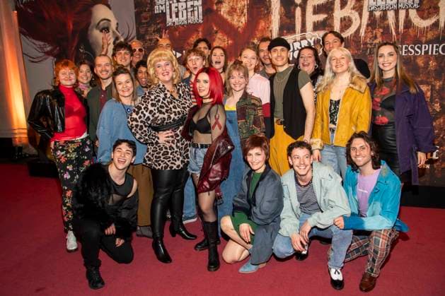abb Cast Cast group at the German premiere of Wir sind am Leben das Berlin Musical at the Theater des Westens on Saturday 21 03 2026 Berlin Germany