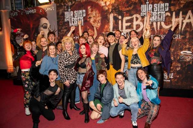 abb Cast Cast group at the German premiere of Wir sind am Leben das Berlin Musical at the Theater des Westens on Saturday 21 03 2026 Berlin Germany