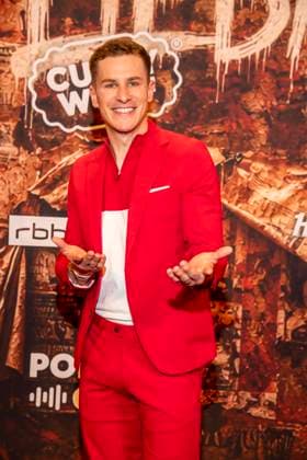 abb Lukas Sauer as a guest at the German premiere of Wir sind am Leben das Berlin Musical at the Theater des Westens on Saturday 21 03 2026 Berlin Germany