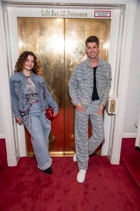 abb Ronja Forcher Maximilian Seitz Actor at the German premiere of Wir sind am Leben das Berlin Musical at Theater des Westens on Saturday 21 03 2026 Berlin Germany