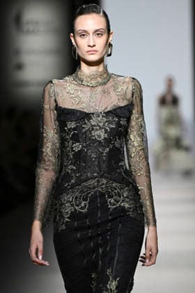 Yolancris - Mercedes-Benz Fashion Week Madrid, Spain - 21 Mar 2026 A model walks the runway wearing a design by Yolancris during Mercedes-Benz Fashion Week de Madrid in IFEMA. Madrid Spain Copyright: xAtilanoxGarciax xSOPAxImagesx photos10068