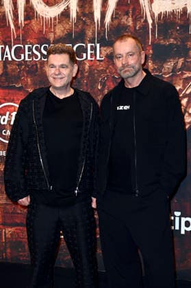 Peter Plate and Ulf Leo Sommer at the premiere of the musical Wir sind am Leben Das Berlin Musical at the Theater des Westens Berlin, 21 03 2026 Foto:xN.xKubelkax xFuturexImagex leben_6302