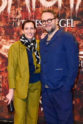 Ulrike Frank with husband Marc Schubring at the premiere of the musical Wir sind am Leben Das Berlin Musical at the Theater des Westens Berlin, 21 03 2026 Foto:xN.xKubelkax xFuturexImagex leben_6328