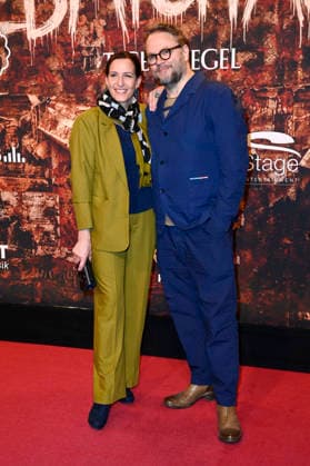 Ulrike Frank with husband Marc Schubring at the premiere of the musical Wir sind am Leben Das Berlin Musical at the Theater des Westens Berlin, 21 03 2026 Foto:xN.xKubelkax xFuturexImagex leben_6327