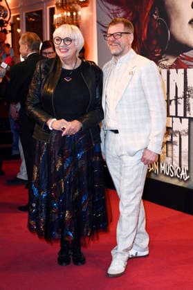 Claudia Roth and Werner Graf at the premiere of the musical Wir sind am Leben Das Berlin Musical at the Theater des Westens Berlin, 21 03 2026 Foto:xN.xKubelkax xFuturexImagex leben_6346