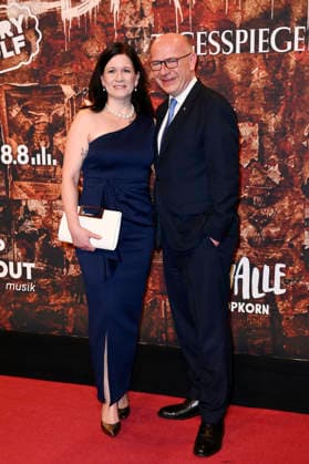 Katharina Günther Wünsch and Kai Wegner at the premiere of the musical Wir sind am Leben Das Berlin Musical at the Theater des Westens Berlin, 21 03 2026 Foto:xN.xKubelkax xFuturexImagex leben_6357
