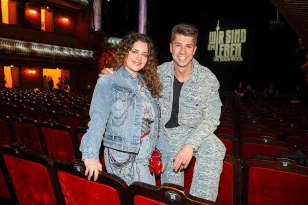 Ronja Forcher and Maximilian Seitz at the premiere of the musical Wir sind am Leben Das Berlin Musical at the Theater des Westens Berlin, 21 03 2026 Foto:xB.xDummerx xFuturexImagex leben_6371