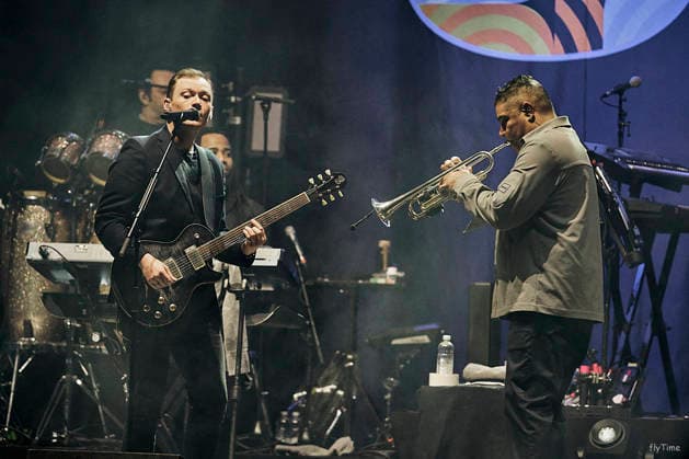UB40 live at a concert at the Adelboden Live Festival on the Adelboden market square, 20 03 2026 Foto:xP.xFrauchigerx xFuturexImagex ub_6305