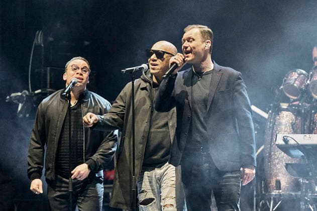 UB40 live at a concert at the Adelboden Live Festival on the Adelboden market square, 20 03 2026 Foto:xP.xFrauchigerx xFuturexImagex ub_6309