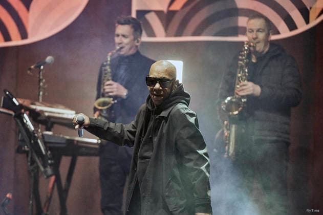 UB40 live at a concert at the Adelboden Live Festival on the Adelboden market square, 20 03 2026 Foto:xP.xFrauchigerx xFuturexImagex ub_6311