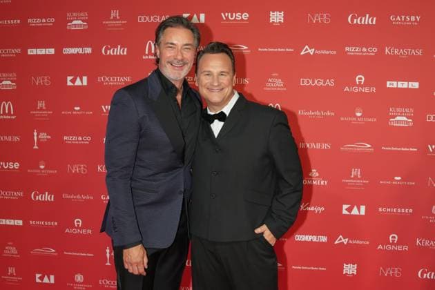 Spa Award 2026 Marco Schreyl and Guido Maria Kretschmer on the red carpet at the Spa Awards Gala in the Kurhaus Baden Baden on 21 03 2026 Baden Baden Kurhaus Baden Württemberg