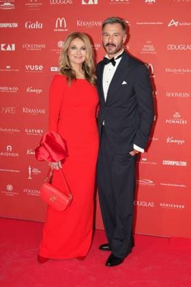 Spa Award 2026 Frauke Ludowig and Jochen Schropp on the red carpet at the Spa Awards Gala at the Kurhaus Baden Baden on 21 03 2026 Baden Baden Kurhaus Baden Württemberg