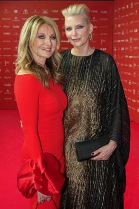 Spa Award 2026 Frauke Ludowig, Nadja Auermann on the red carpet at the Spa Awards Gala at the Kurhaus Baden Baden on 21 03 2026 Baden Baden Kurhaus Baden Württemberg