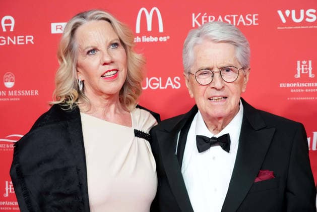 Britta Gessler und Frank Elstner bei den SPA Awards am 21.03.2026 im Kurhaus in Baden Baden 29. SPA Awards in Baden Baden *** Britta Gessler and Frank Elstner at the SPA Awards on 21 03 2026 at the Kurhaus in Baden Baden 29 SPA Awards in Baden Baden 
