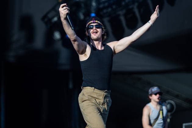 SaO PAULO, SP - 22.03.2026: LOLLAPALOOZA BRASIL 2026 - Djo, musical project of singer Joe Kerry (Steve, from Stranger Things) in a show on the afternoon of this Sunday (22), last day of the Lollapalooza festival, held at the Interlagos racetrack in Sao Paulo, SP. x2910134x  RodileixMorais