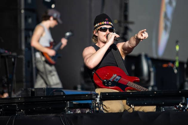 SaO PAULO, SP - 22.03.2026: LOLLAPALOOZA BRASIL 2026 - Djo, musical project of singer Joe Kerry (Steve, from Stranger Things) in a show on the afternoon of this Sunday (22), last day of the Lollapalooza festival, held at the Interlagos racetrack in Sao Paulo, SP. x2910138x  RodileixMorais