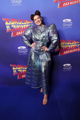 Klaudia Giez at the Zurueck in die Zukunft musical premiere on 22 03 2026 at the Stage Operettenhaus in Hamburg Zurueck in die Zukunft musical premiere in Hamburg