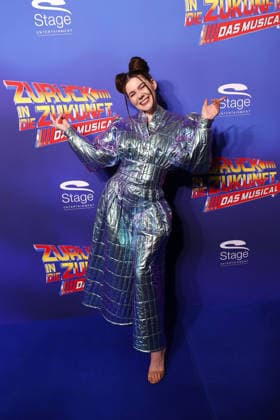 Klaudia Giez at the Zurueck in die Zukunft musical premiere on 22 03 2026 at the Stage Operettenhaus in Hamburg Zurueck in die Zukunft musical premiere in Hamburg