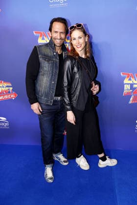Alexander Di Capri and Franca Barthel at the Zurueck in die Zukunft musical premiere on 22 03 2026 at the Stage Operettenhaus in Hamburg Zurueck in die Zukunft musical premiere in Hamburg