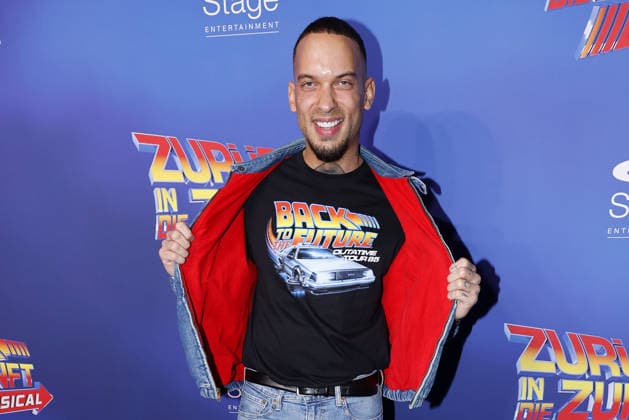 Leroy Leoni at the Zurueck in die Zukunft musical premiere on 22 03 2026 at Stage Operettenhaus in Hamburg Zurueck in die Zukunft musical premiere in Hamburg