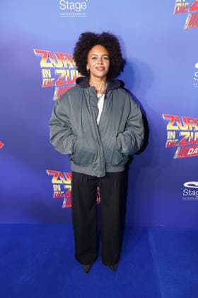 Aminata Belli at the Zurueck in die Zukunft musical premiere on 22 03 2026 at Stage Operettenhaus in Hamburg Zurueck in die Zukunft musical premiere in Hamburg