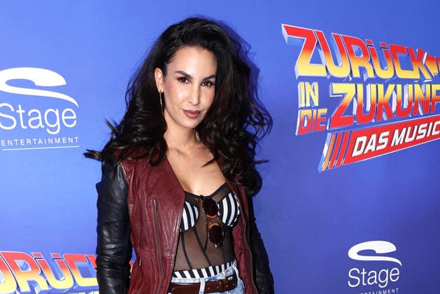 Sila Sahin at the Zurueck in die Zukunft musical premiere on 22 03 2026 at the Stage Operettenhaus in Hamburg Zurueck in die Zukunft musical premiere in Hamburg