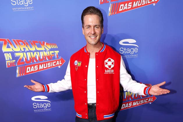 Alexander Klaws at the Zurueck in die Zukunft musical premiere on 22 03 2026 at the Stage Operettenhaus in Hamburg Zurueck in die Zukunft musical premiere in Hamburg