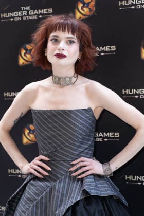 London, red carpet arrivals for the world premiere of The Hunger Games: On Stage at the Troubadour Canary Wharf Theatre. Pictured: Ruth Codd  Copyright: xcristinaxmasseix xipa-agency.netx xx IPA_Agency_IPA73315734