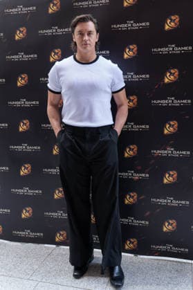 London, red carpet arrivals for the world premiere of The Hunger Games: On Stage at the Troubadour Canary Wharf Theatre. Pictured: Alexander Gray  Copyright: xcristinaxmasseix xipa-agency.netx xx IPA_Agency_IPA73316005