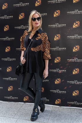London, red carpet arrivals for the world premiere of The Hunger Games: On Stage at the Troubadour Canary Wharf Theatre. Pictured:  Copyright: xcristinaxmasseix xipa-agency.netx xx IPA_Agency_IPA73316033