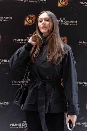 London, red carpet arrivals for the world premiere of The Hunger Games: On Stage at the Troubadour Canary Wharf Theatre. Pictured: Alice Vunderpump  Copyright: xcristinaxmasseix xipa-agency.netx xx IPA_Agency_IPA73316209