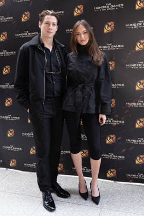 London, red carpet arrivals for the world premiere of The Hunger Games: On Stage at the Troubadour Canary Wharf Theatre. Pictured: Sam and Alice Vanderpump  Copyright: xcristinaxmasseix xipa-agency.netx xx IPA_Agency_IPA73316173