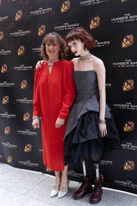 London, red carpet arrivals for the world premiere of The Hunger Games: On Stage at the Troubadour Canary Wharf Theatre. Pictured: Ruth Codd  Copyright: xcristinaxmasseix xipa-agency.netx xx IPA_Agency_IPA73315742