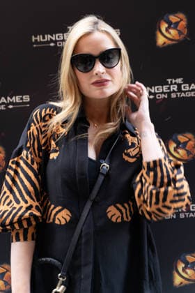 London, red carpet arrivals for the world premiere of The Hunger Games: On Stage at the Troubadour Canary Wharf Theatre. Pictured:  Copyright: xcristinaxmasseix xipa-agency.netx xx IPA_Agency_IPA73315706