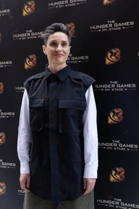 London, red carpet arrivals for the world premiere of The Hunger Games: On Stage at the Troubadour Canary Wharf Theatre. Pictured: Jen Brister  Copyright: xcristinaxmasseix xipa-agency.netx xx IPA_Agency_IPA73315771
