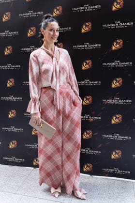London, red carpet arrivals for the world premiere of The Hunger Games: On Stage at the Troubadour Canary Wharf Theatre. Pictured: Rachel Duffy  Copyright: xcristinaxmasseix xipa-agency.netx xx IPA_Agency_IPA73315836